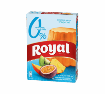 Gelatina em Pó Frutos Tropicais 0% – Royal (31g)