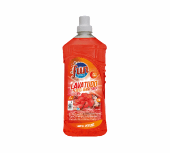 Lava Tudo Fun Flores Vermelhas 1,5L