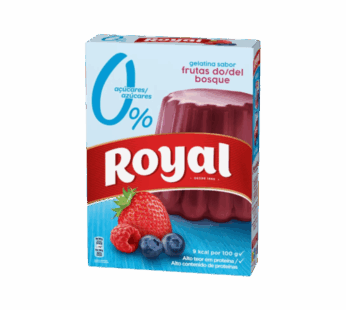Gelatina em Pó Frutos do Bosque 0% – Royal (31g)